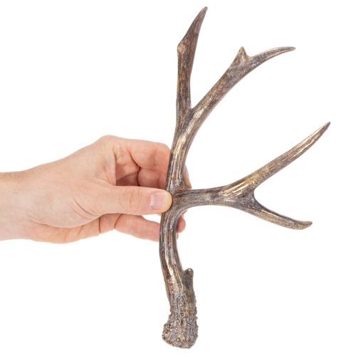 Deko Geweih künstlich Rustikaler Weihnachtsschmuck 29cm 2St | Floristik24.de