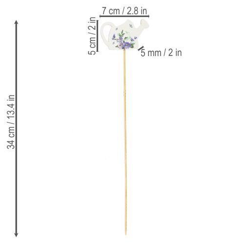 Artikel Gießkannen Dekostecker für Blumensträuße und Balkon Blumendekoration 34cm 8 St