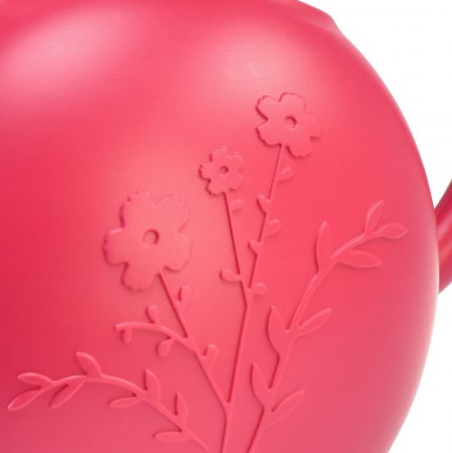 Floristik24 Gießkanne für Zimmerpflanzen Fuchsia Motiv Blumen 34×24cm 1,8L