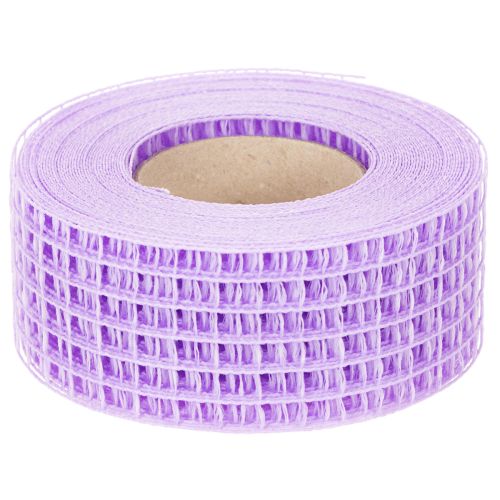 Gitterband lila 4,5 cm Dekoband Rolle für kreative Bastelarbeiten 10m | Floristik24.de