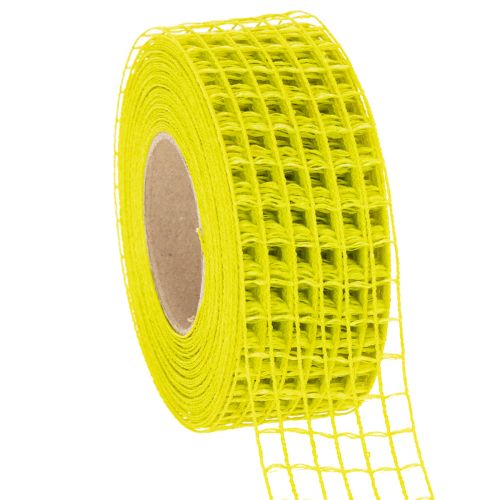Netzband gelb 4,5 cm Geschenkband für kreative Dekoration