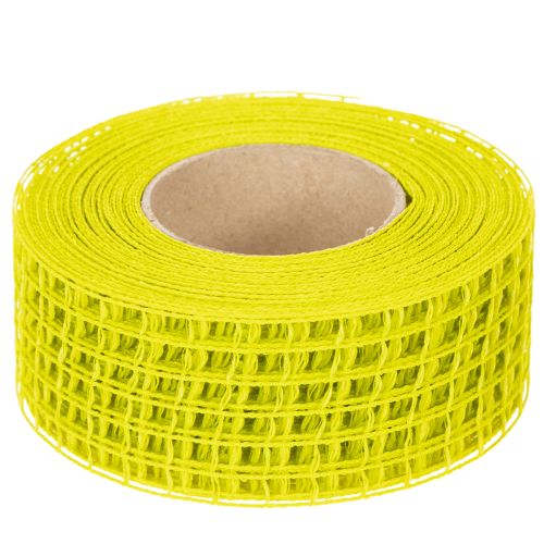 Netzband gelb 4,5 cm Geschenkband für kreative Dekoration | Floristik24.de