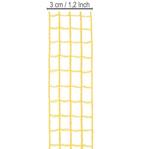 Gitterband Dekoband Bunt sortiert 3cm x 10m 7St | Floristik24.de