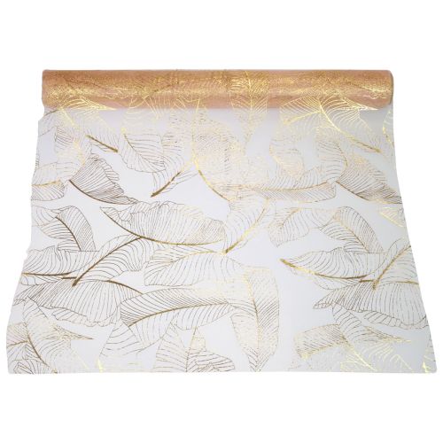 Artikel Tischläufer Herbst Tischband Blatt Deko Orange Gold 48x450cm