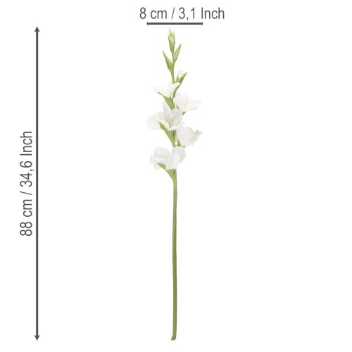Künstliche Gladiole Langer Stiel für Vasen 88cm | Floristik24.de