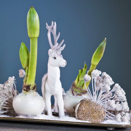 Christbaumschmuck Eichel zum Hängen Metall Glas Gold 7cm 4St | Floristik24.de