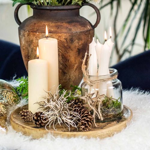 Floristik24 Glasgefäß zum Befüllen, Blumenvase, Tischdeko, Windlicht aus Glas 2St