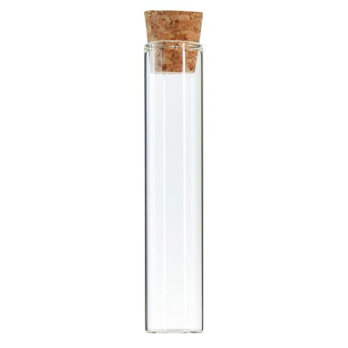 Floristik24 Reagenzglas Deko Glasröhrchen Kork Mini Vasen H13cm 24St