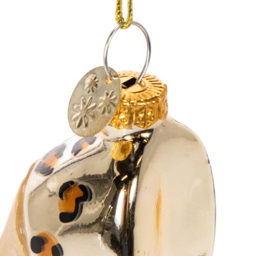 Glasschuh Ornament mit