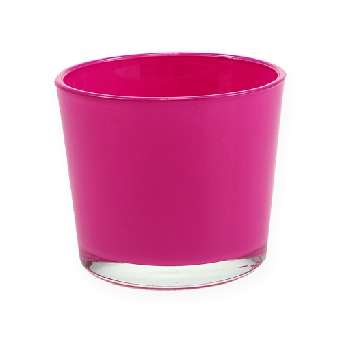 Mini Tischvase Pink Ø10cm H9cm