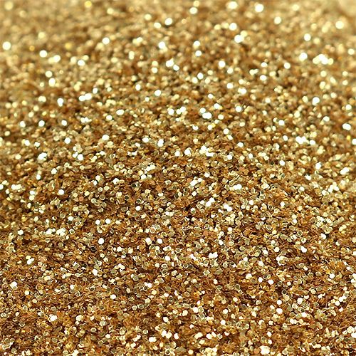 Floristik24 Glitter Flimmer zum Basteln gold 115g