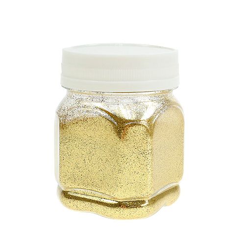 Floristik24 Glitter Flimmer zum Basteln gold 115g