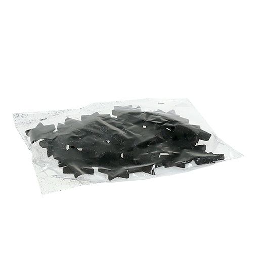 Glittersterne Schwarz 4-5cm 40St | Floristik24.de