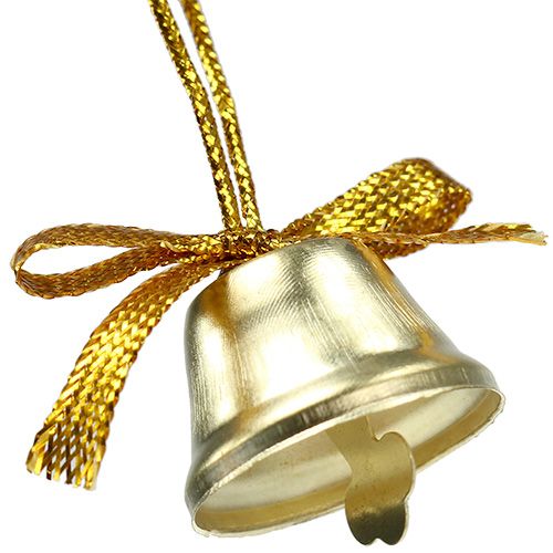 Floristik24 Glocke Gold 2,5cm 12St