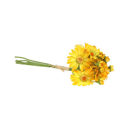 Floristik24 Gänseblümchen im Strauß Gelb 33cm 6St