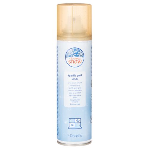 Goldspray Glitter Dekospray für Weihnachtsdeko 150 ml kaufen | Floristik24.de