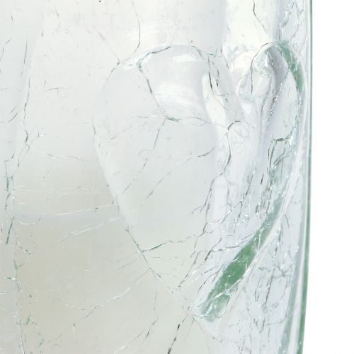 Floristik24 Grablicht Herz 52h Ø10cm H34,5cm Gold