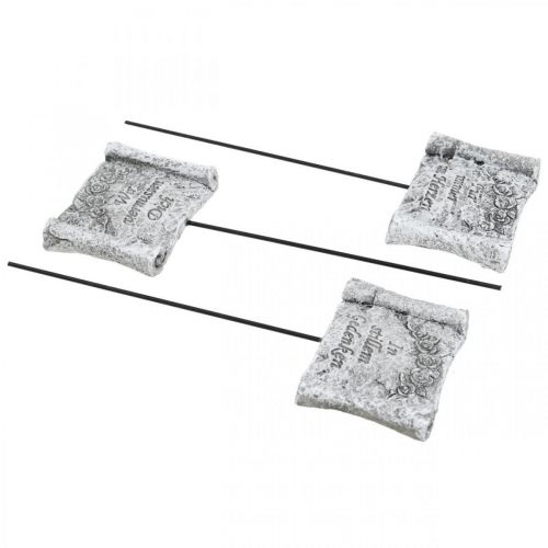 Artikel Grabschmuck Stecker, Dekostecker mit Spruch L16,5cm 6 St