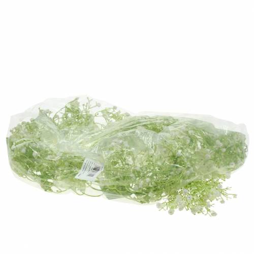 Floristik24 Girlande Schleierkraut Weiß 180cm