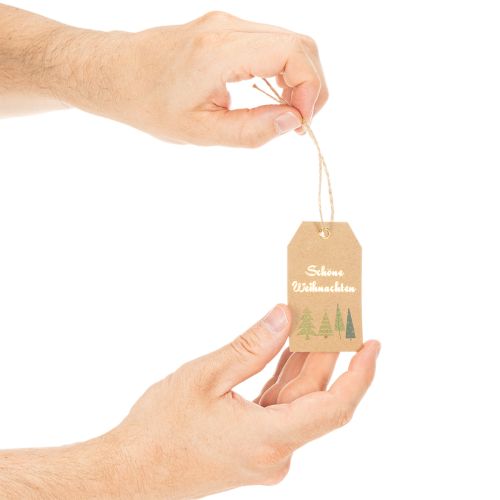 Geschenkanhänger Weihnachten Papier Schöne Weihnachten 8cm 36St | Floristik24.de