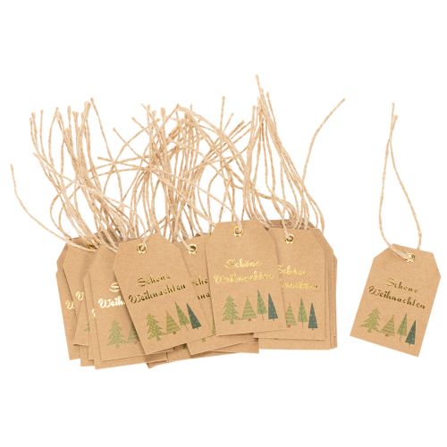 Geschenkanhänger Weihnachten Papier Schöne Weihnachten 8cm 36St | Floristik24.de