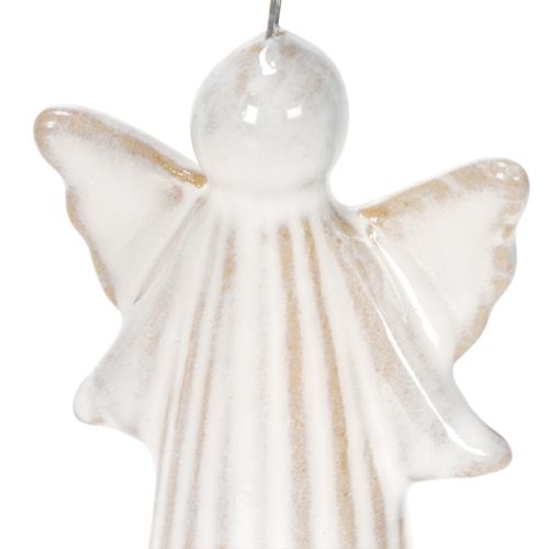 Engel Anhänger Dekofigur zum Aufhängen für Weihnachtsbaum 8cm 4St | Floristik24.de