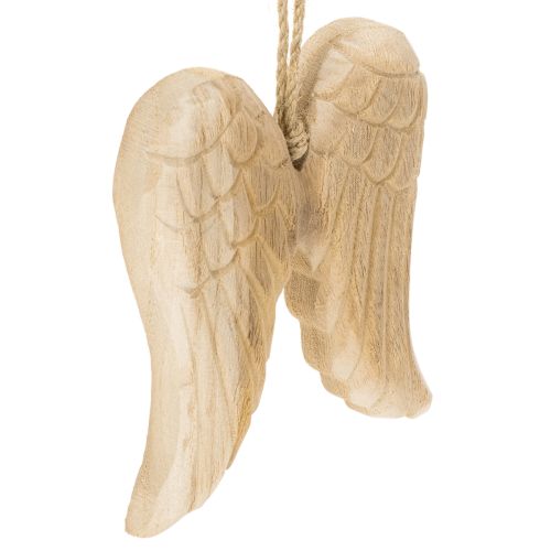Holz Anhänger Engelsflügel zum Aufhängen Dekoration 12cm kaufen | Floristik24.de