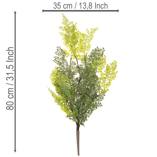 Künstlicher Farnzweig filigran für Vase 80cm | Floristik24.de