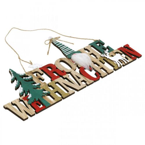 Artikel Holz Schriftzug Frohe Weihnachten Türdeko Weihnachten