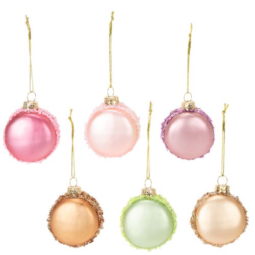 Weihnachtsbaumschmuck Macaron Anhänger 6cm kaufen | Floristik24.de