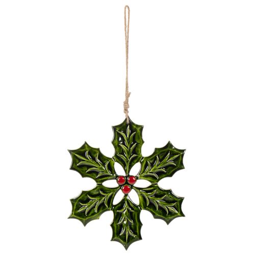 Stechpalme Anhänger Weihnachtsdeko zum Hängen 26cm | Floristik24.de