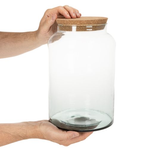 Halboffene Terrariumflasche M Großes Glasgefäß 29cm | Floristik24.de