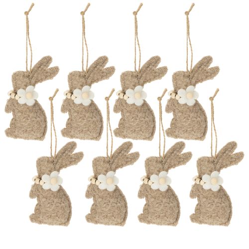 Artikel Osterhase Hängedekoration ideales Dekoaccessoire für Fensterschmuck 14cm 8St