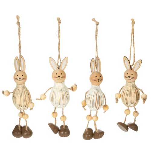 Osterhasen Deko Hängeschmuck für festliche Ostern Dekoration 12cm 4 St