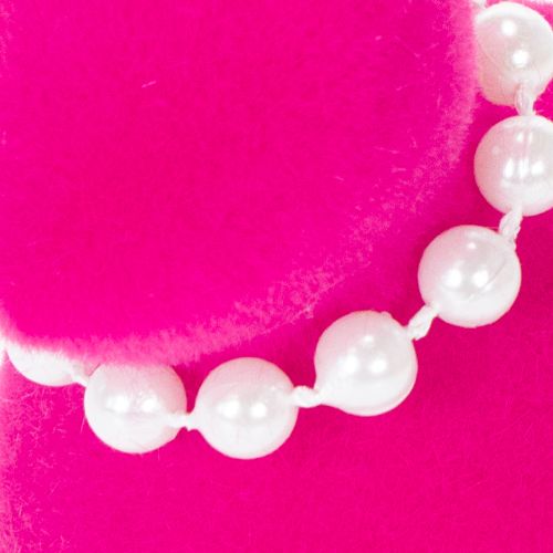 Artikel Osterhase Deko Figur mit Perlenkette perfekt für Wohnzimmer oder Schlafzimmer 13cm 4St