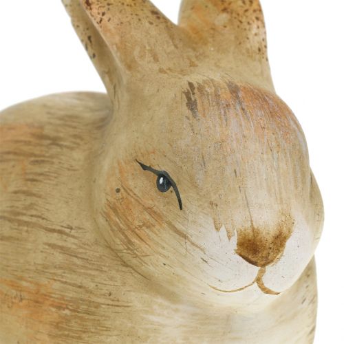 Floristik24 Hase aus Keramik Natur 8,5cm x 12cm 3St