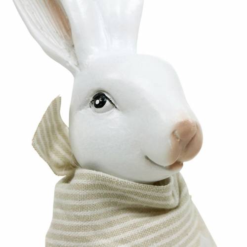 Floristik24 Osterdeko Hase Kantensitzer 26cm Osterhase Figur 2St