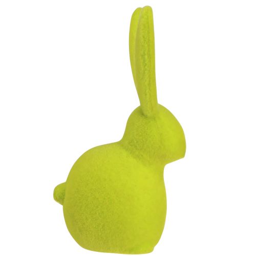 Floristik24 Hasen klein Sitzende Osterhasen Bunt beflockt – 2. Wahl – 13cm 8 St