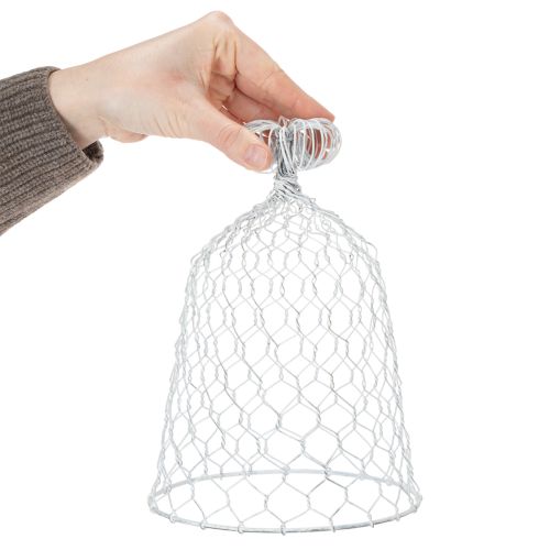 Artikel Drahtglocke Vintage für rustikale Tischdekorationen im Landhausstil 23cm