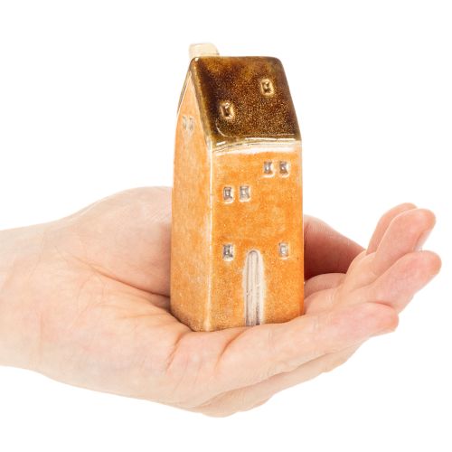 Deko Haus Keramik Miniaturhaus für Fensterbank 10cm 3St | Floristik24.de