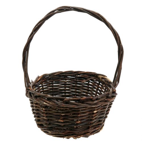 Henkelkorb Weide Oval 28cm x 20cm | Floristik24.de