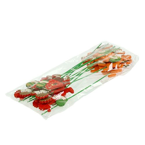 Floristik24 Herbststecker Igel mit Kuchen 12St