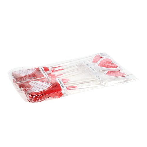 Floristik24 Herz mit Spruch 6,5cm sort. 16 St