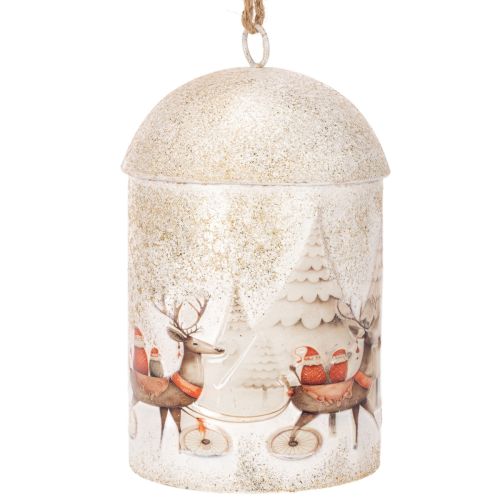 Glocke mit Weihnachtsmotiv zum