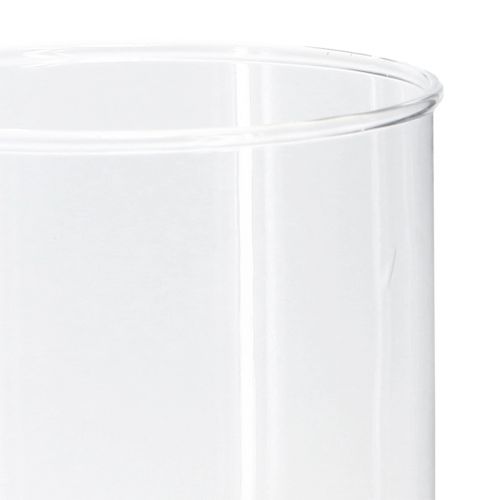 Floristik24 Hohe Glasvase Glaszylinder Blumenvase Klar Ø12cm H30cm