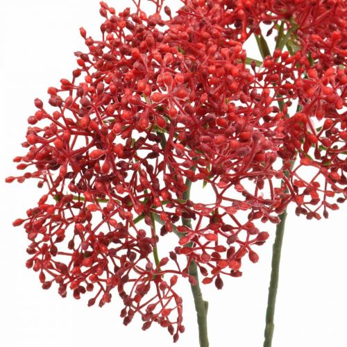 Artikel Holunder Rot Kunstblumen für Herbststrauß 52cm 6St