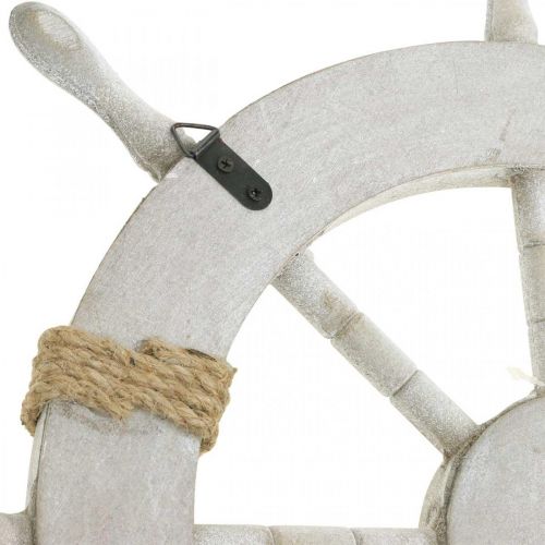 Floristik24 Holz-Steuerrad Nautische Deko Maritime Wanddeko Ø45cm