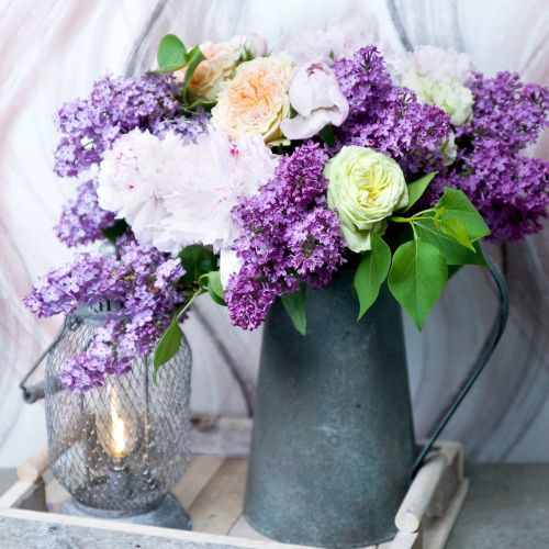 Floristik24 Holz-Tablett, Tischdeko, Tablett zum Dekorieren, Holz-Deko 31cm