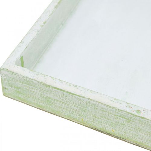 Floristik24 Holz-Untersetzer, Tischdeko, Tablett zum Bepflanzen 19×19cm