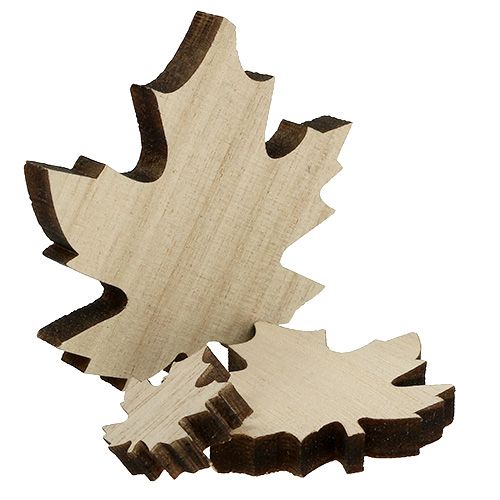 Floristik24 Holzblätter, Ahornblätter Mix 2,5cm - 7cm 36St